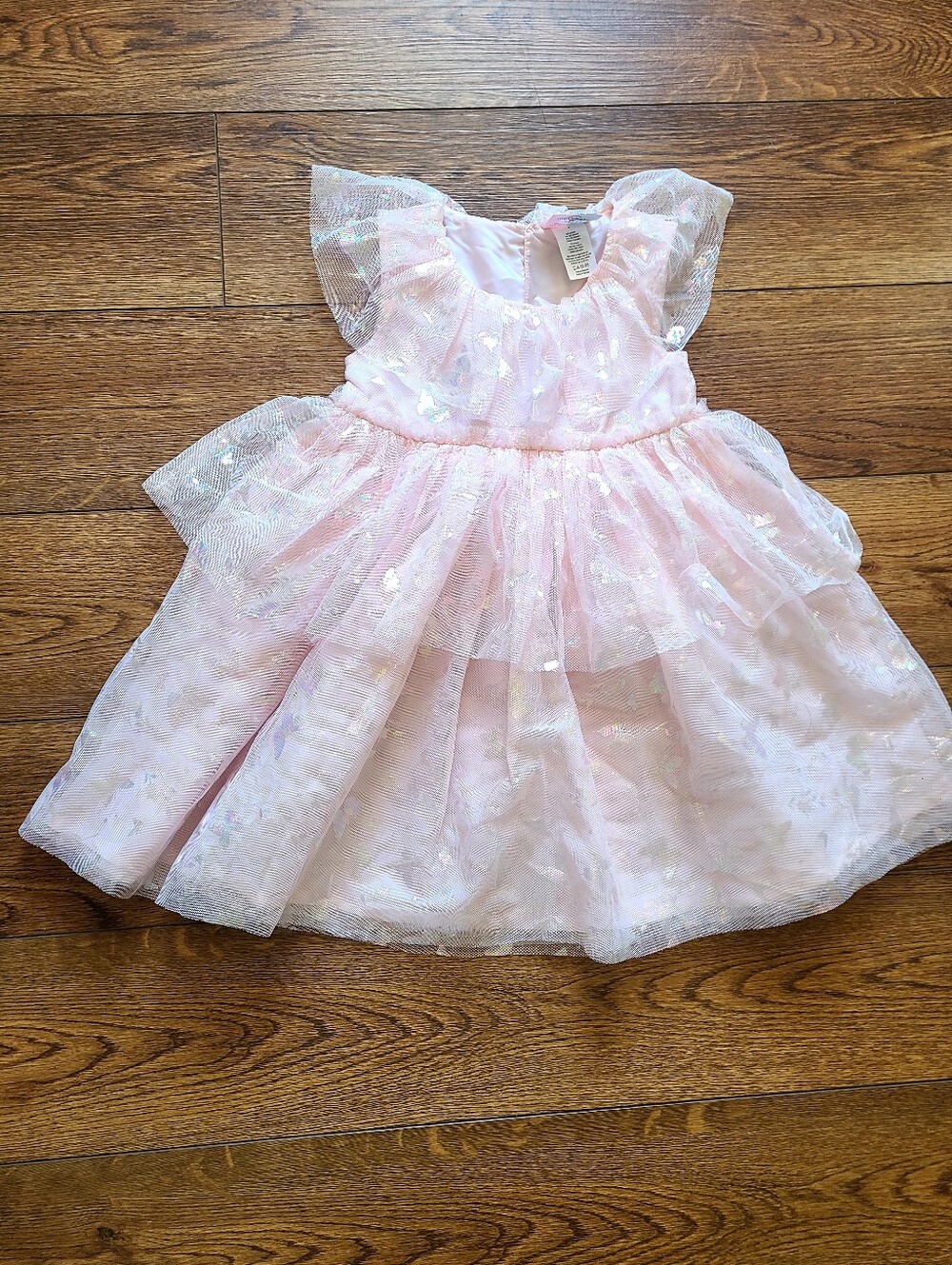 Universal Wicked Girls Pink Iridescent Tulle Dress Size 4T NWT